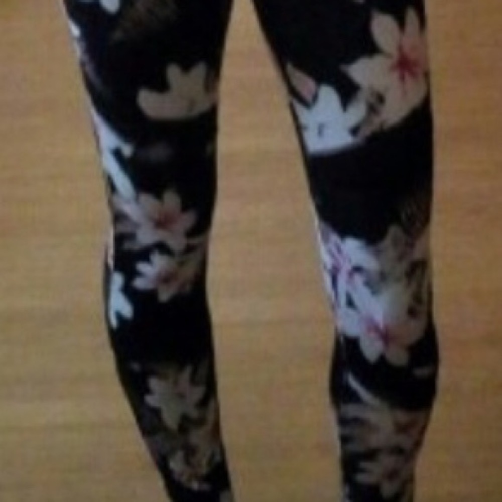 FLORAL PRINT LEGGINGS - Picture 3 of 8